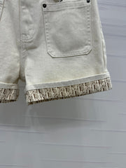 Dior 25 Short Beige Monogram Cotton233481