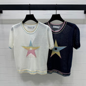 DIOR SHORT-SLEEVE KNIT TOP 269459