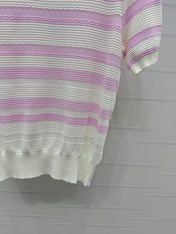 CHANEL SHORT-SLEEVE KNIT TOP 269464