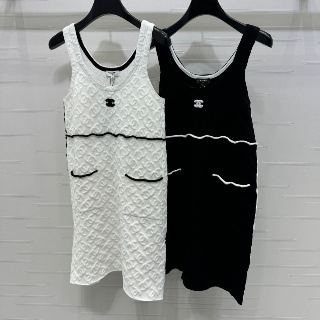 Chanel 25 Monogram Cotton Mini Dress