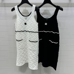 Chanel 25 Monogram Cotton Mini Dress
