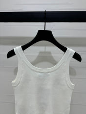 MIU 25S 3D RHINESTONE TANK TOP 264255