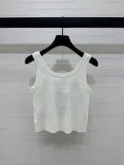 MIU 25S 3D RHINESTONE TANK TOP 264255