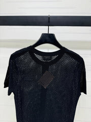 MIU 25S SHORT SLEEVE ROUND NECK CARDIGAN 264269