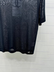 CHANEL CREW NECK SHORT-SLEEVE KNIT TOP 274965