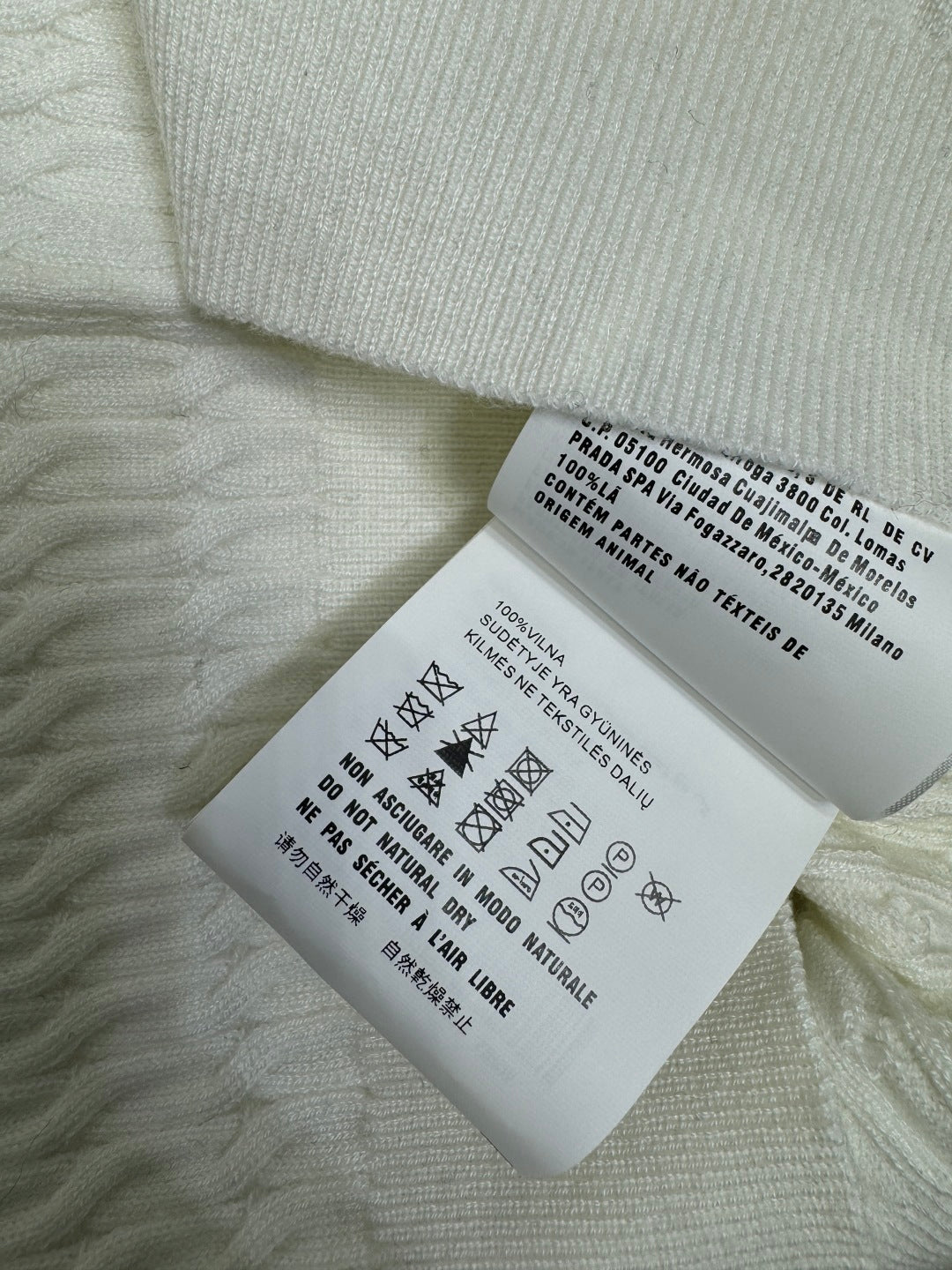 MIUMIU KNITTED POLO SHIRT WHITE 274837