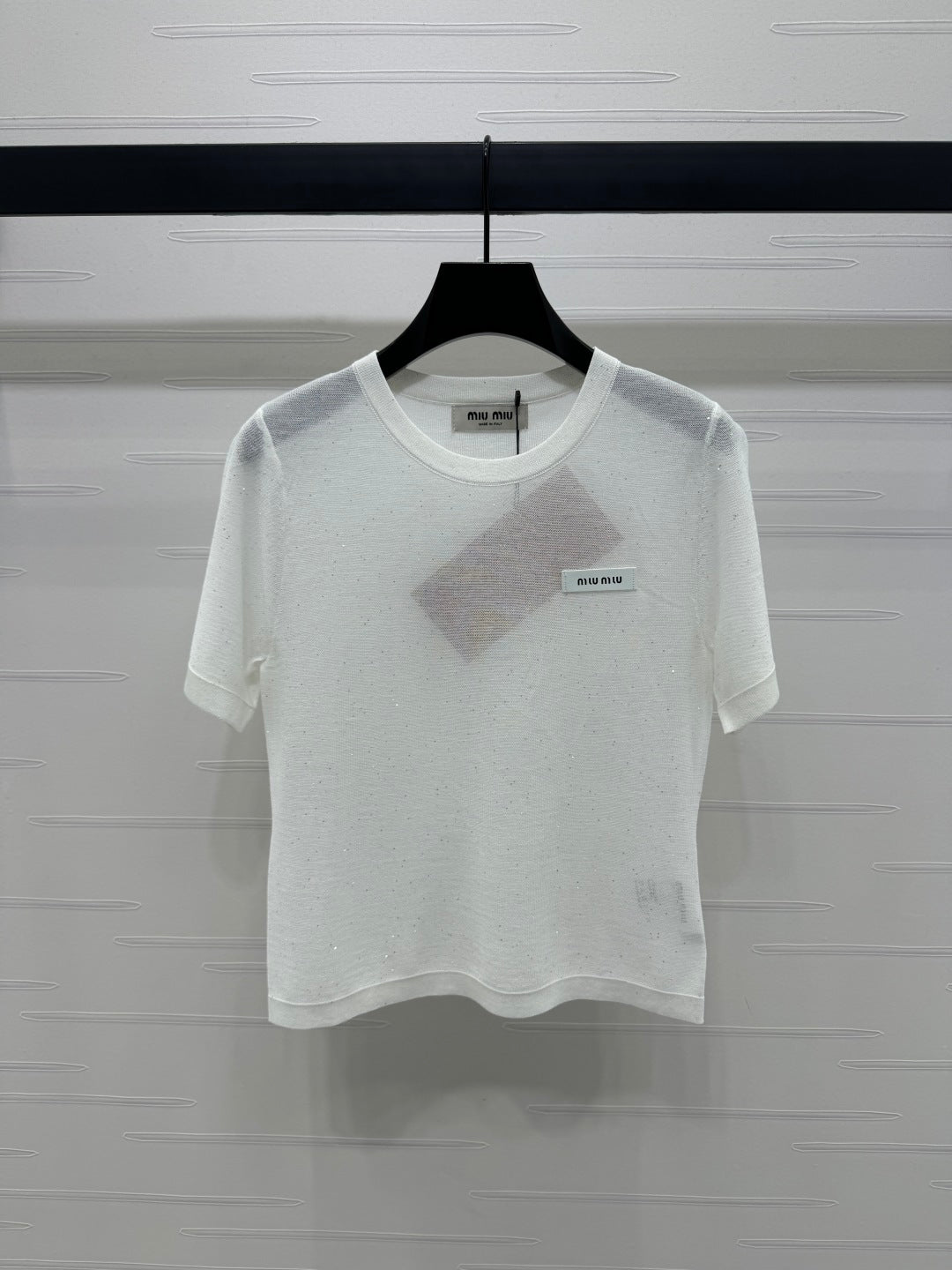 MIUMIU SHORT-SLEEVE T-SHIRT 269472