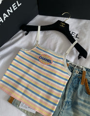 CHANEL KNIT CAMISOLE TOP 256898