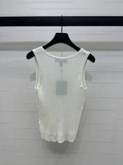 LV 25S EMBROIDERED KNIT TANK TOP 264272