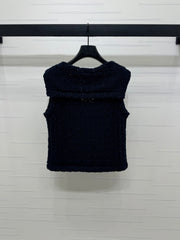 CHANEL 25S CROCHET SLEEVELESS VEST 264179