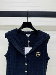CHANEL 25S CROCHET SLEEVELESS VEST 264179