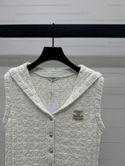 CHANEL 25S CROCHET SLEEVELESS VEST 264178