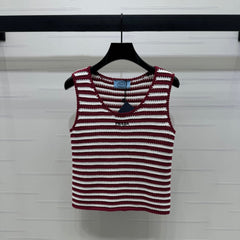 PRAD 25S STRIPED SWEATER 264183