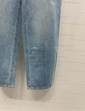 CHANEL 25S HIGH WAISTED DENIM PANTS 264194