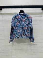 LV 25S PRINTED DENIM JACKET 264199