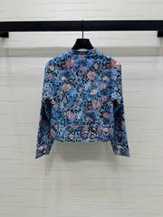 LV 25S PRINTED DENIM JACKET 264199