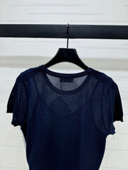 MIU 25S 2 PIECE KNITTED TOP WITH STRAPS 264131