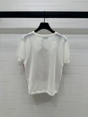 MIU 25S 2 PIECE KNITTED TOP WITH STRAPS 264130