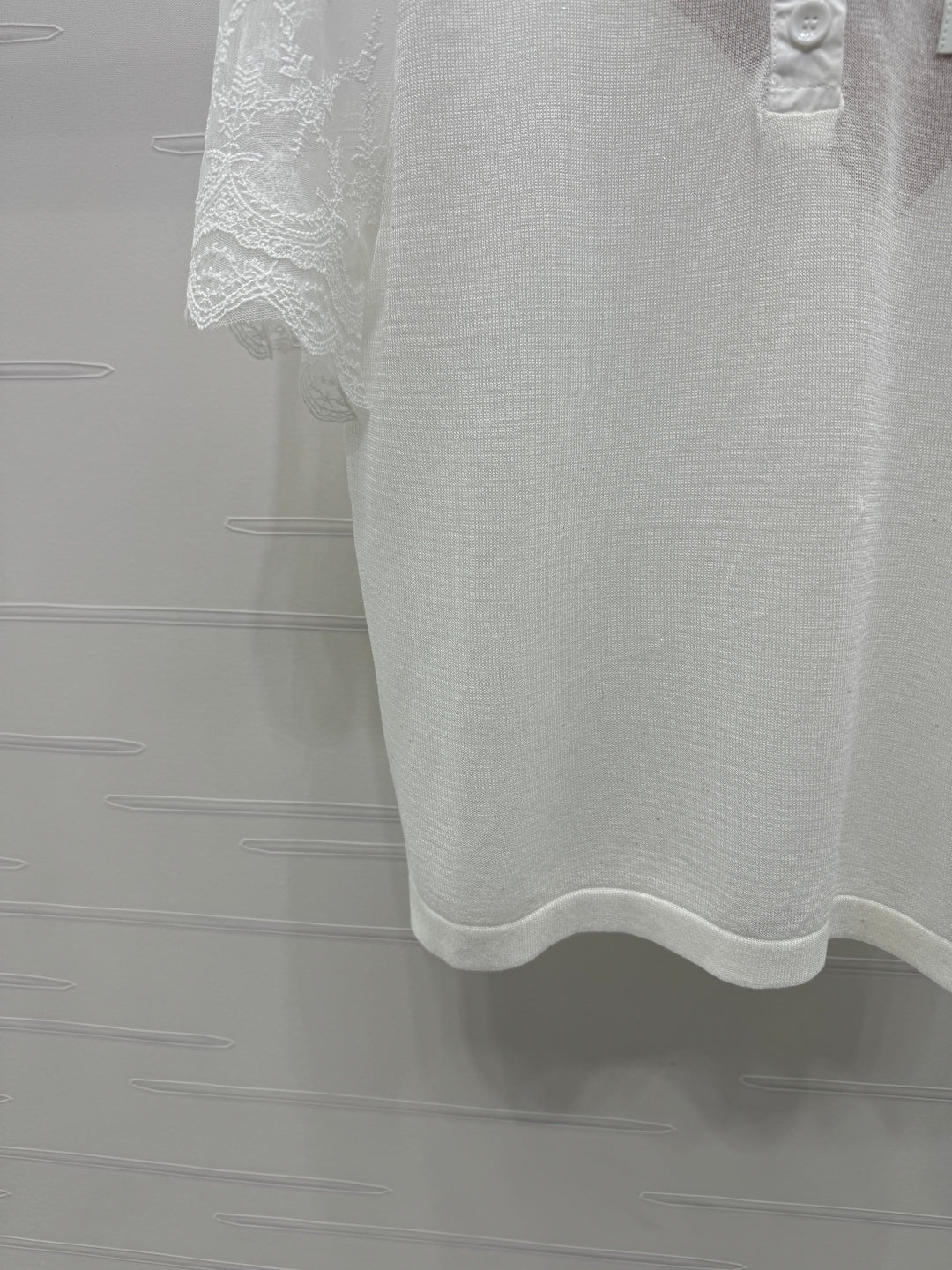MIU 25SSEE THROUGH COLLAR SHIRT 264111
