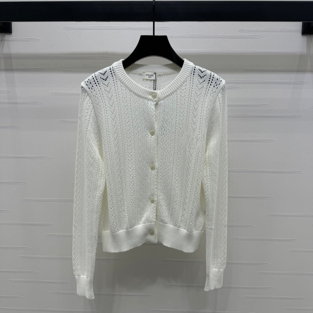 CELINE 25S LONG SLEEVE CARDIGAN 264103