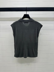 MIU 25S SWEATER VEST 264087
