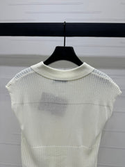 MIU 25S SWEATER VEST 264086