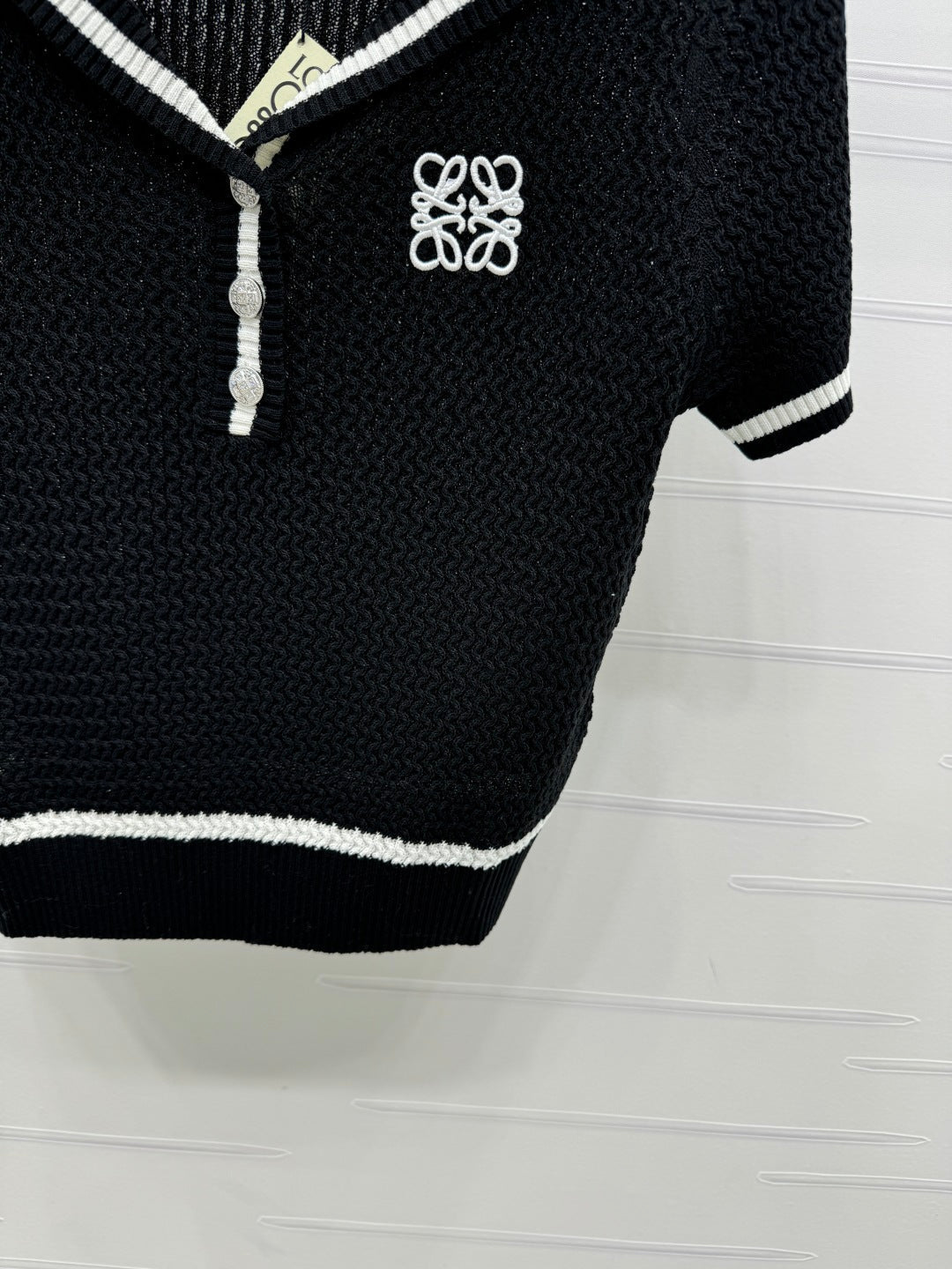 LOEWE 25S SHORT SLEEVE KNITTED CAPE 264036