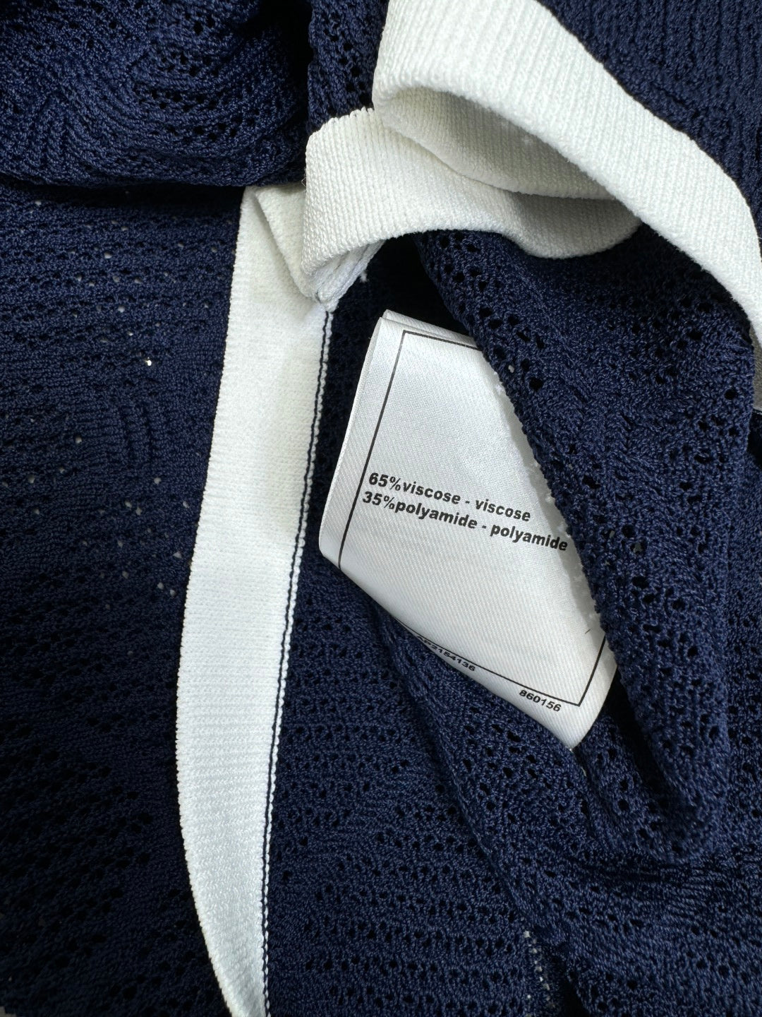 CHANEL 25S DIAMOND HOLLOW KNIT VEST 264031