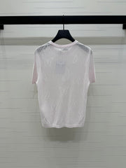 DIOR 25S BUTTERFLY WOVEN T-SHIRT 264062
