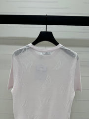 DIOR 25S BUTTERFLY WOVEN T-SHIRT 264062