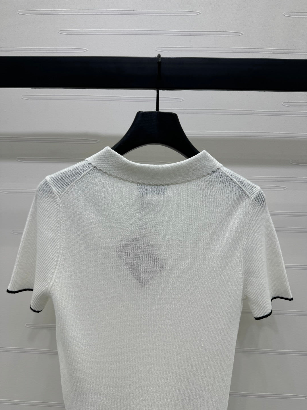 MIUMIU SHORT-SLEEVE KNIT POLO 269424