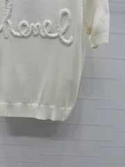 CHANEL SHORT-SLEEVE CREW NECK SWEATER 269419