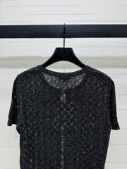CHANEL SHORT-SLEEVE SEQUINNED KNIT CARDIGAN 269407