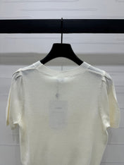 CHANEL SHORT-SLEEVE CREW NECK SWEATER 269419