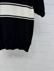 PRADA SHORT-SLEEVE CREW NECK SWEATER 269413