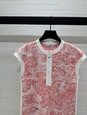 DIOR JUNGLE JACQUARD STRAIGHT DRESS 269394