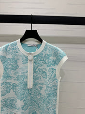 DIOR JUNGLE JACQUARD STRAIGHT DRESS 269395