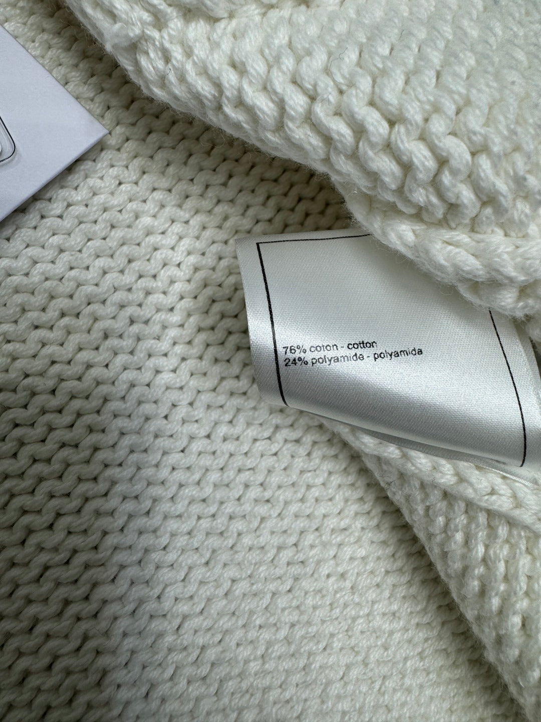 CHANEL CROPPED KNIT SWEATER 269388