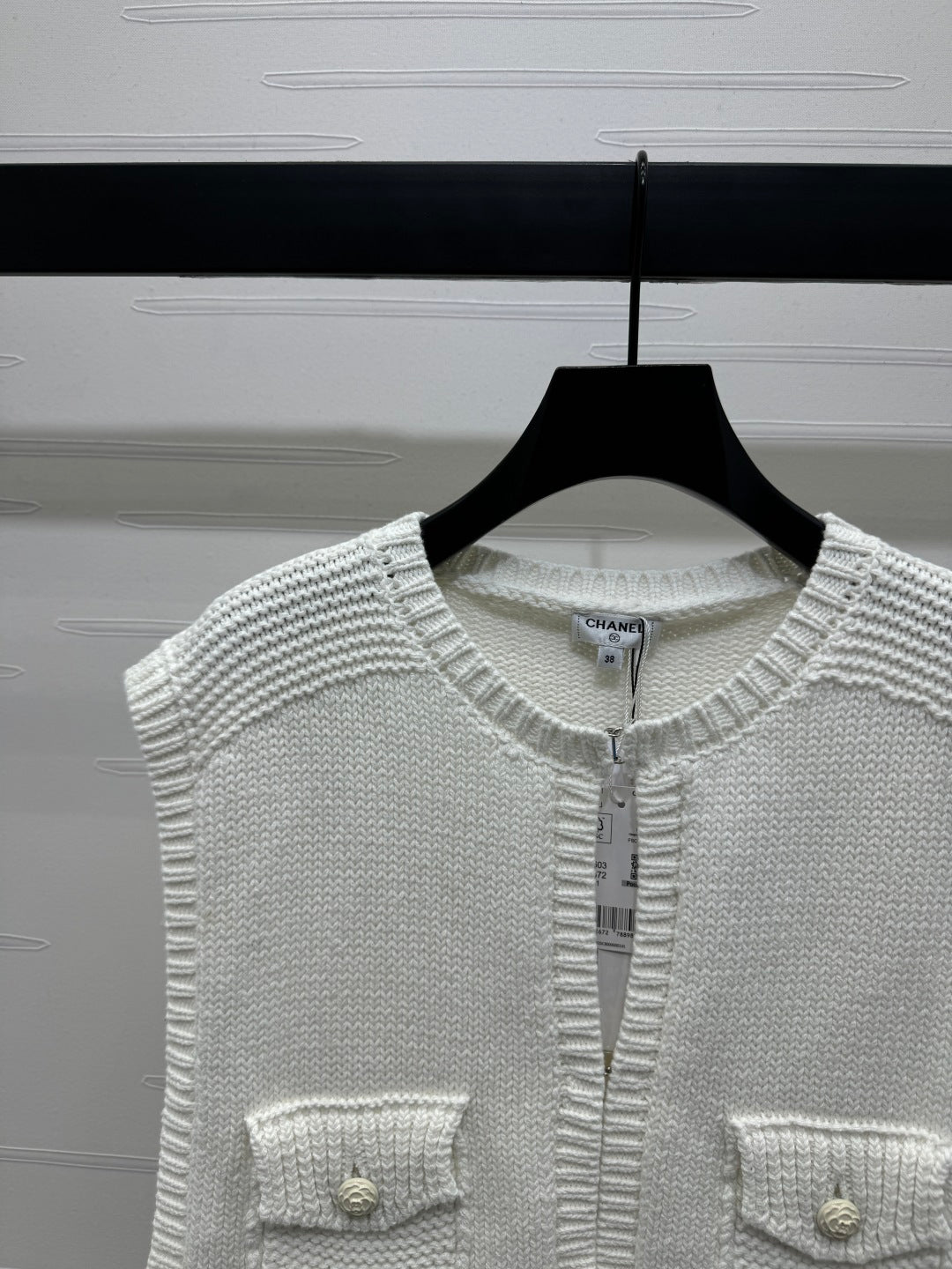 CHANEL CROPPED KNIT SWEATER 269388