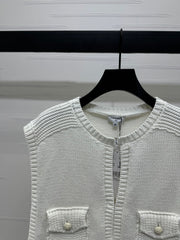 CHANEL CROPPED KNIT SWEATER 269388