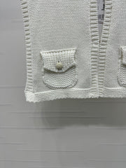 CHANEL CROPPED KNIT SWEATER 269388