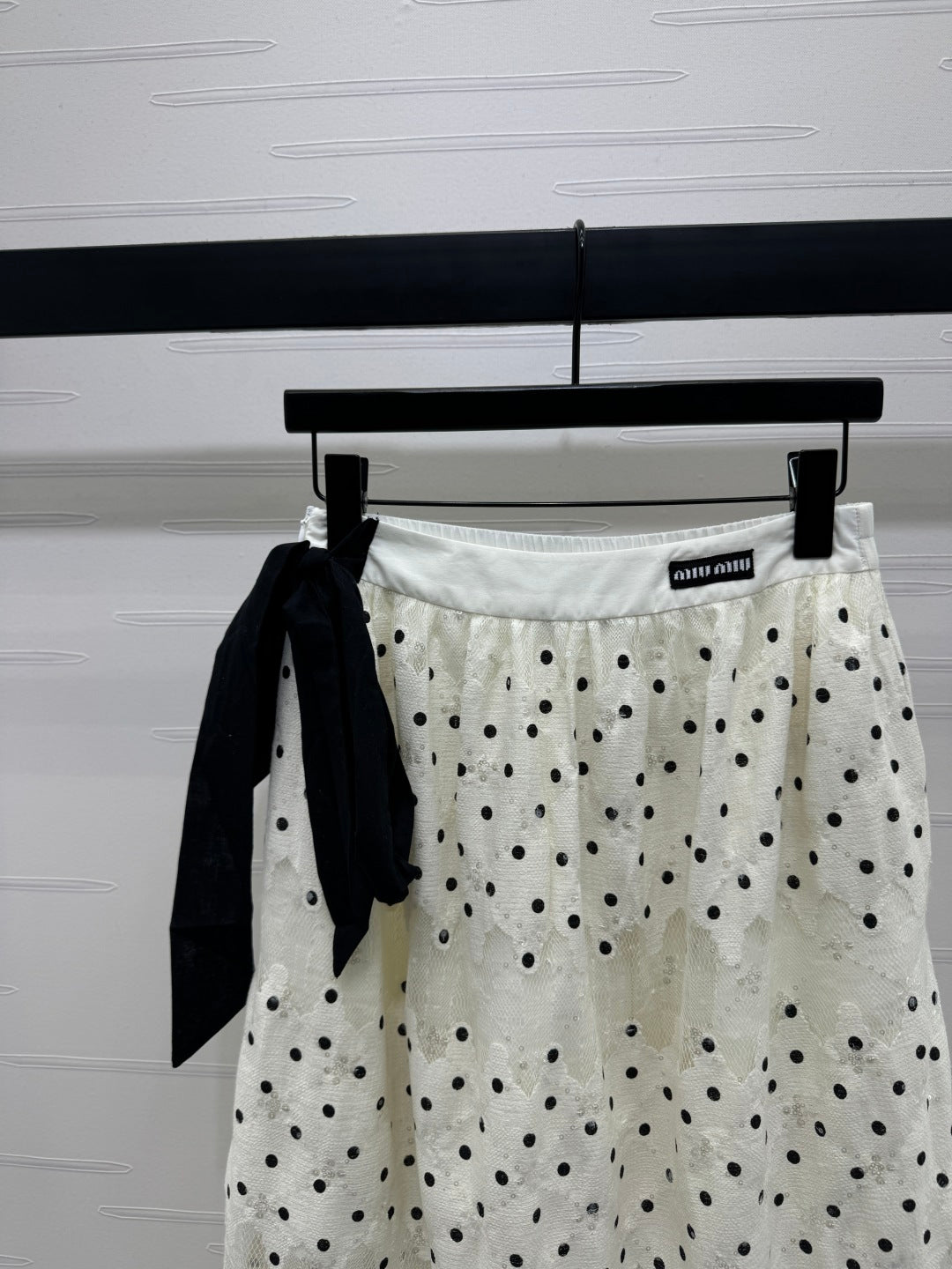 MIUMIU POLKA DOT SKIRT 269509