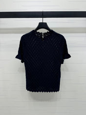 VALENTINO SHORT SLEEVE T-SHIRT NAVY BLUE 274908