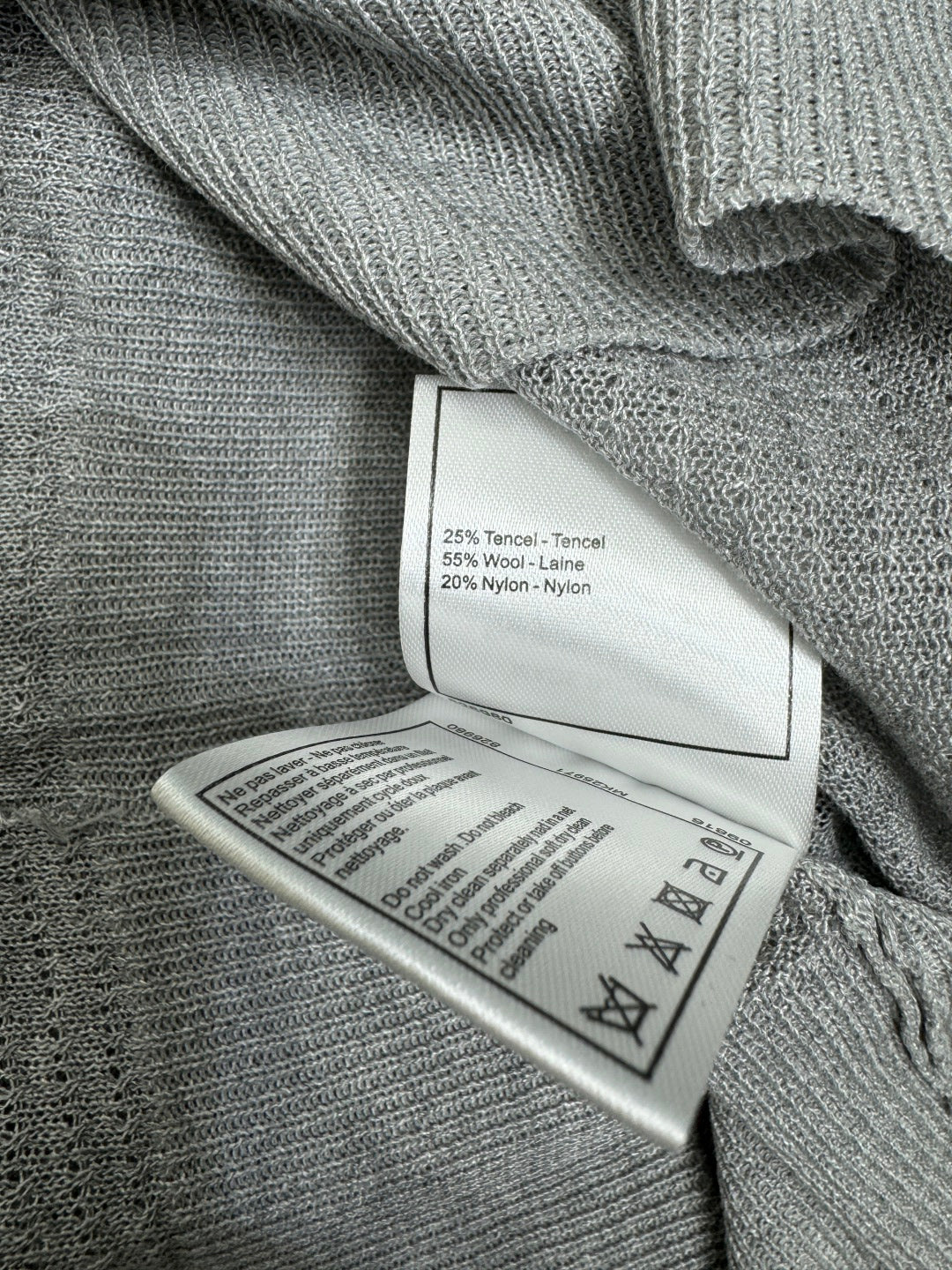 CHANEL POLO SHIRT GREY 274898