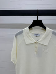 CHANEL POLO SHIRT WHITE 274896