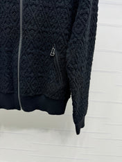 LV ZIP-UP LONG-SLEEVE KNIT CARDIGAN 274961