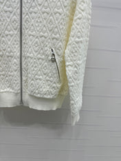 LV ZIP-UP LONG-SLEEVE KNIT CARDIGAN 274960