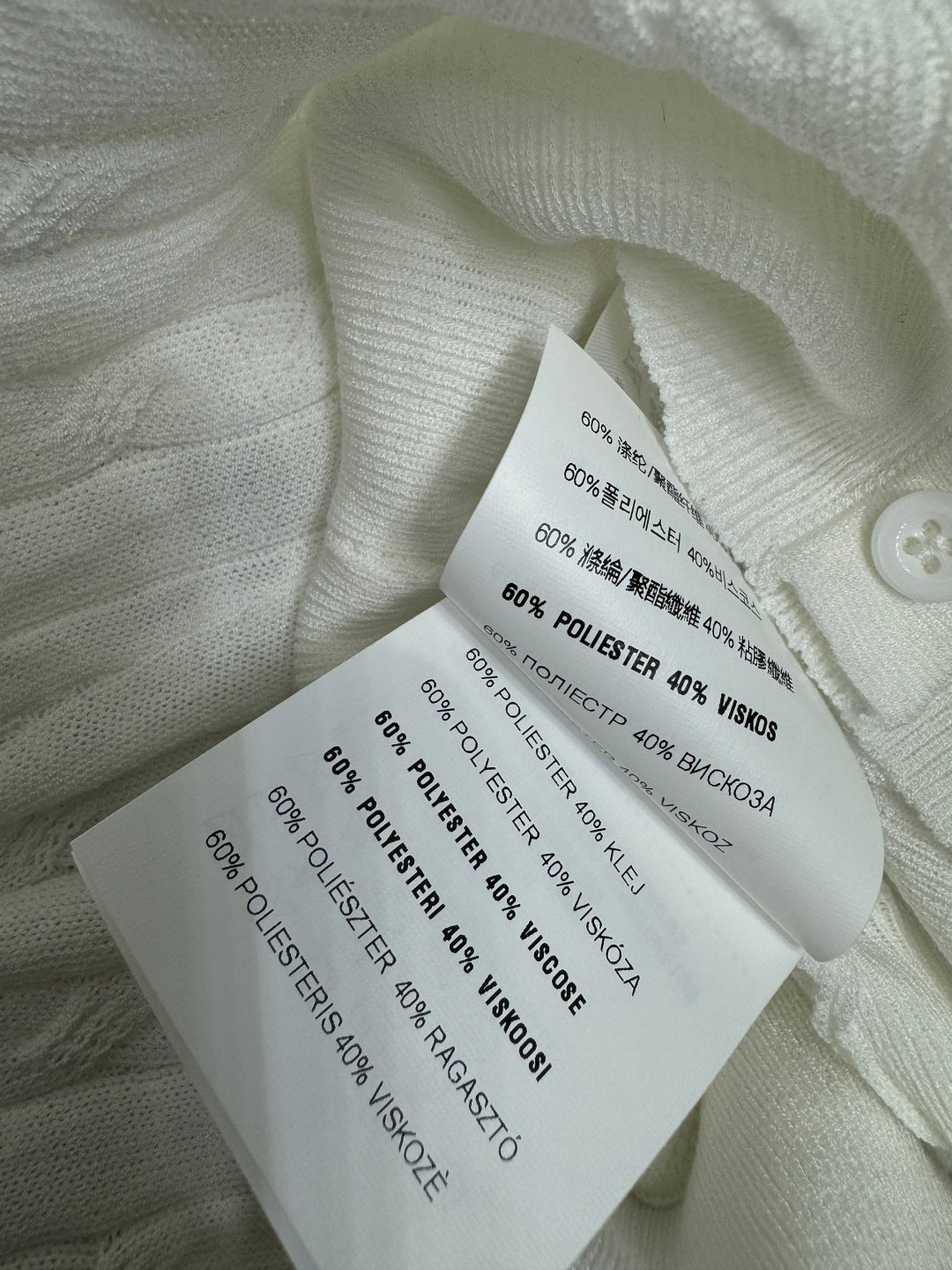 MIUMIU U-NECK KNITTED SHORT-SLEEVE TOP WHITE 274946