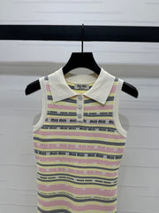 MIUMIU SLEEVELESS DRESS WITH COLLAR 274940