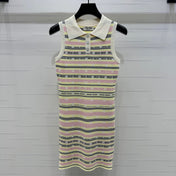 MIUMIU SLEEVELESS DRESS WITH COLLAR 274940